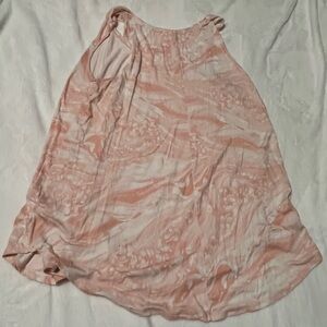 Old Navy Pink Maxi Dress Asymmetrical A-line Resort Wear